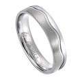 Heart-Shaped Jigsaw Titanium Steel Couple Ring